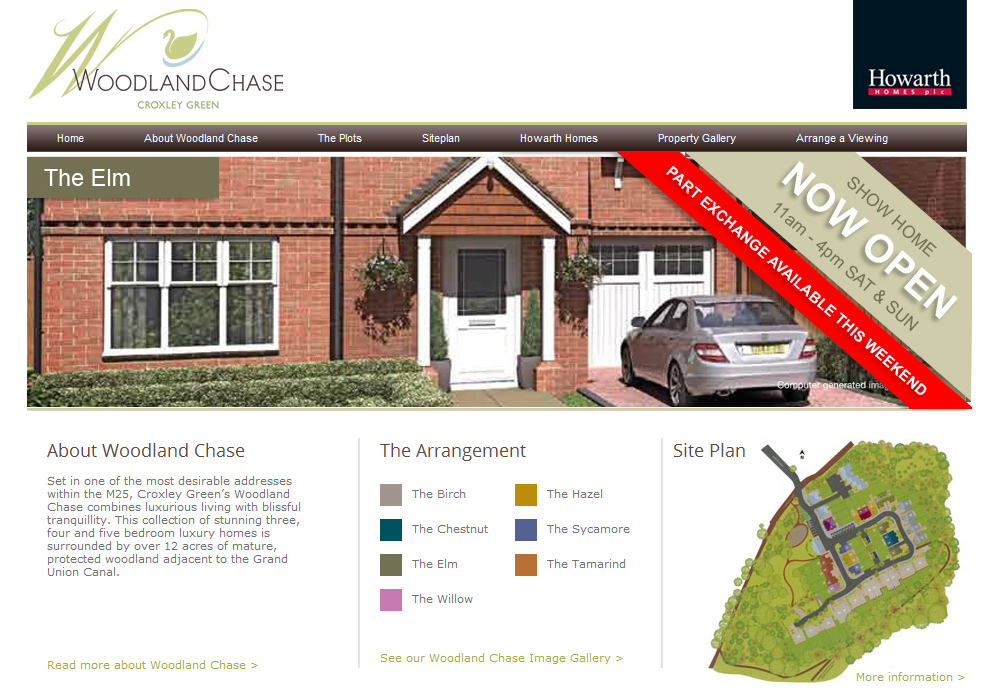 Woodland Chase Website